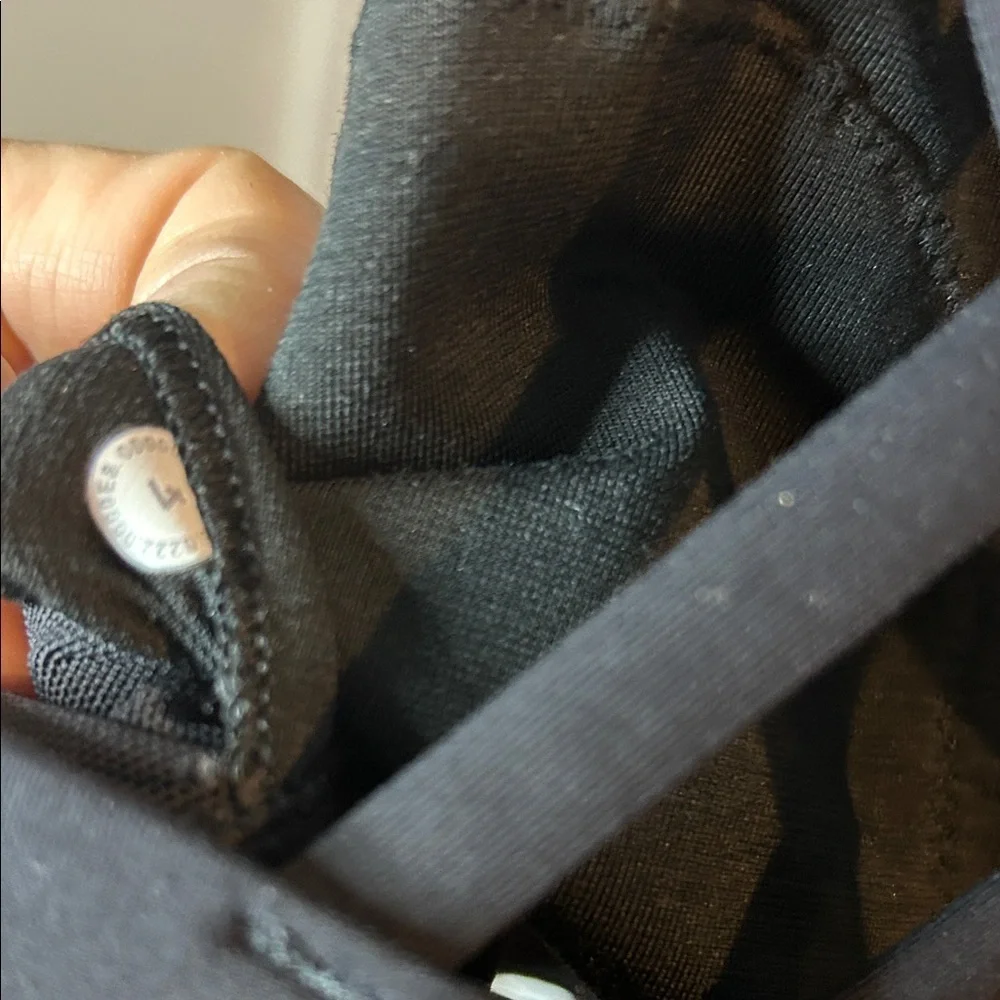 Lululemon Ed Curtis Black Tank Top limited edition EUC SIZE 4